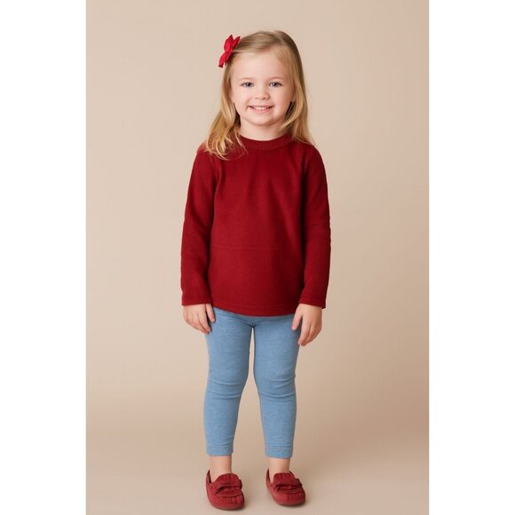 Red Shoes Cole Haan Loafers SLIPPERS Suede House Shoes Kids Size 10 YOUTH - Picture 12 of 12